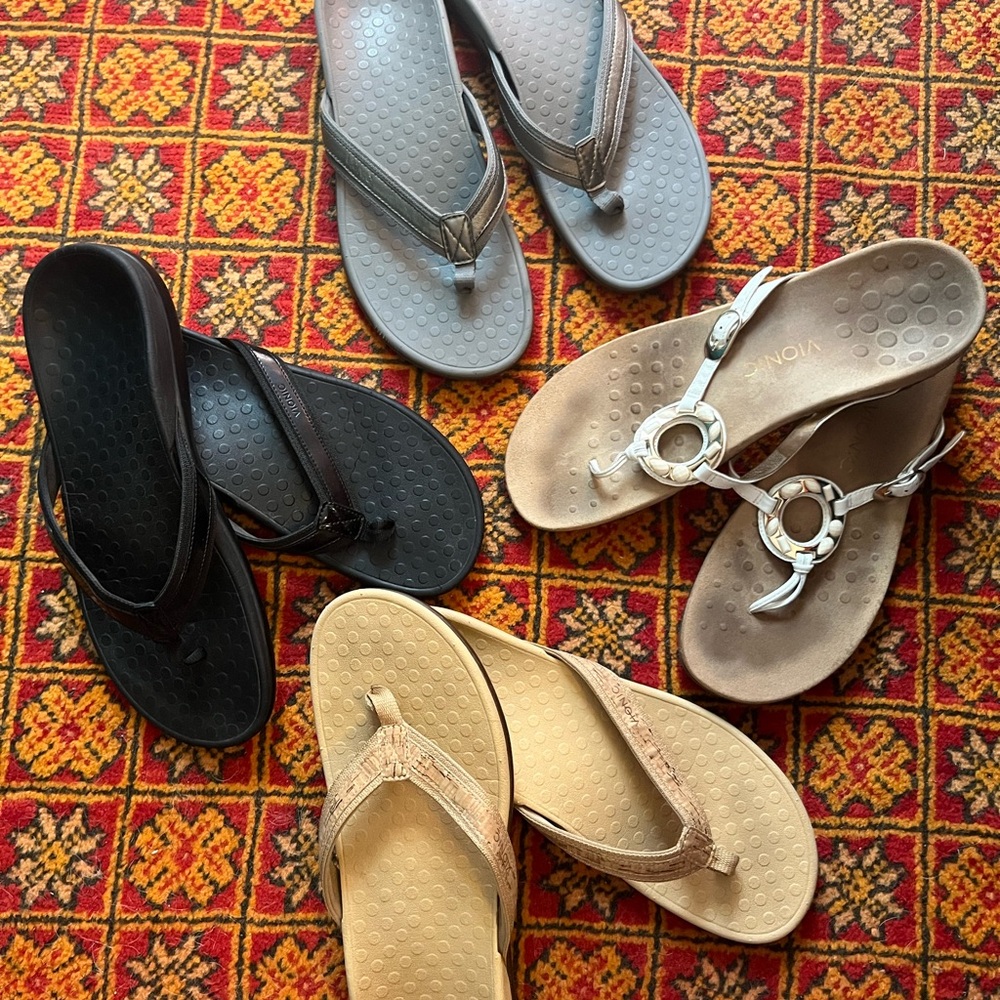 Vionic Women's Sandals - Black, Gray, Beige, Tan